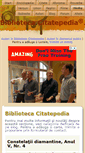 Mobile Screenshot of biblioteca.citatepedia.ro