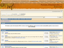 Tablet Screenshot of forum.citatepedia.ro