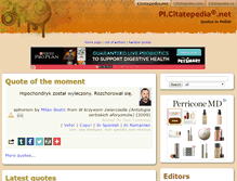 Tablet Screenshot of pl.citatepedia.net