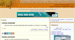 Desktop Screenshot of culmi.citatepedia.ro
