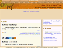 Tablet Screenshot of culmi.citatepedia.ro