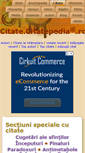 Mobile Screenshot of citate.citatepedia.ro